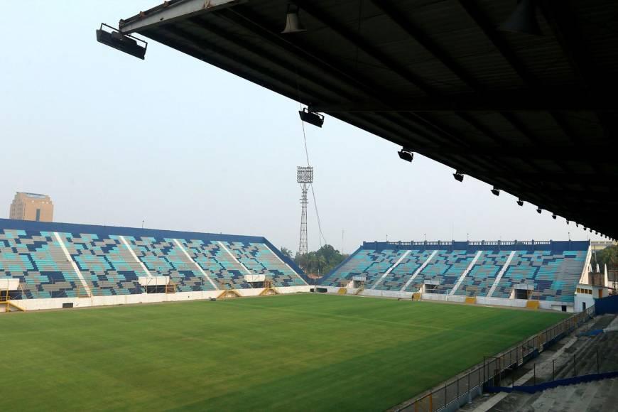 El Estadio Morazán ya se pintó, se está puliendo la grama y se acerca la reapertura