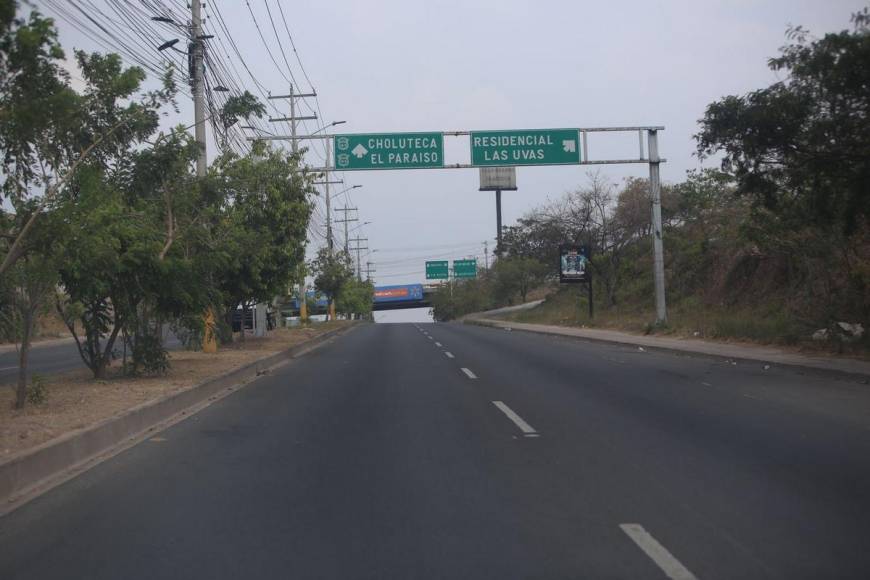 Fotos: la capital de Honduras luce casi vacía este Jueves Santo