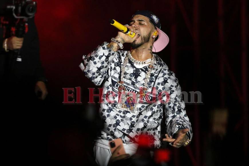 Las mejores imágenes del concierto de Anuel AA en Honduras