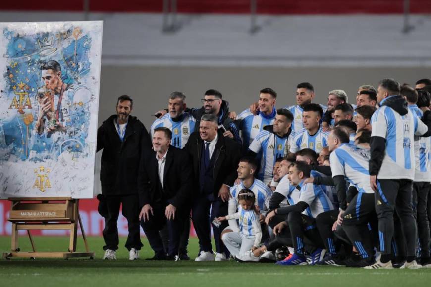 Así fue la despedida de Ángel Di María de la selección de Argentina