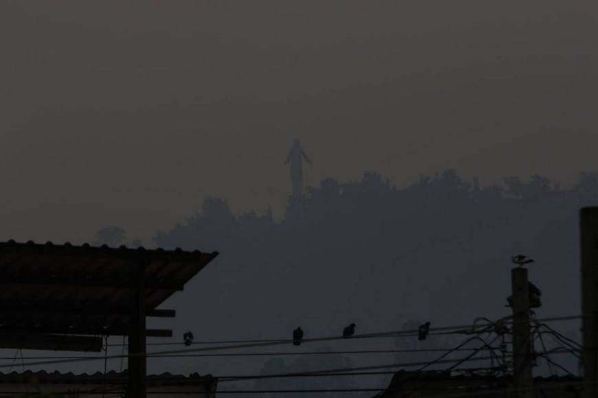 Así luce Tegucigalpa este martes en espera de las lluvias