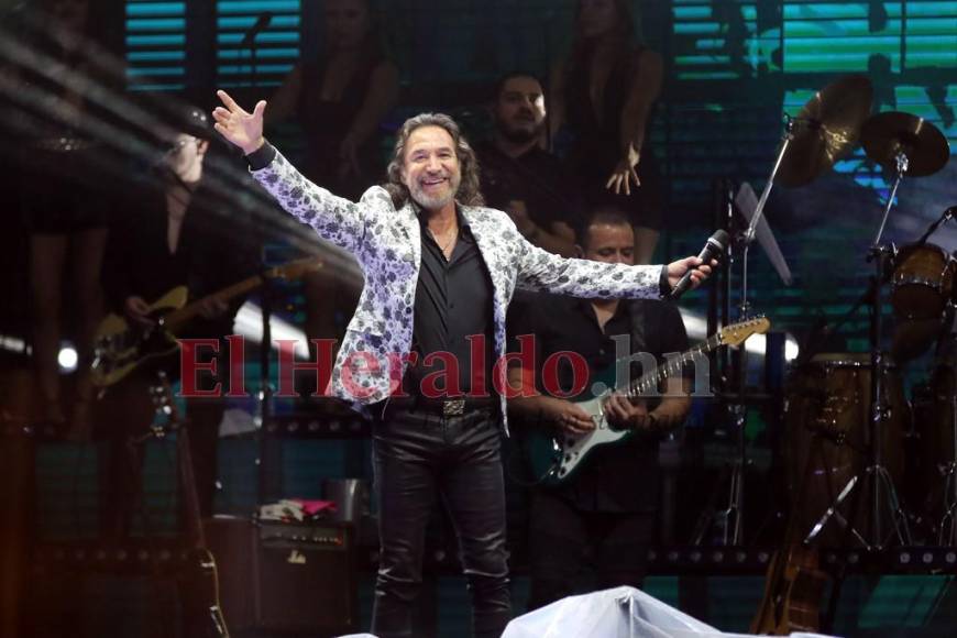 Las imágenes del concierto de Marco Antonio Solís en Tegucigalpa