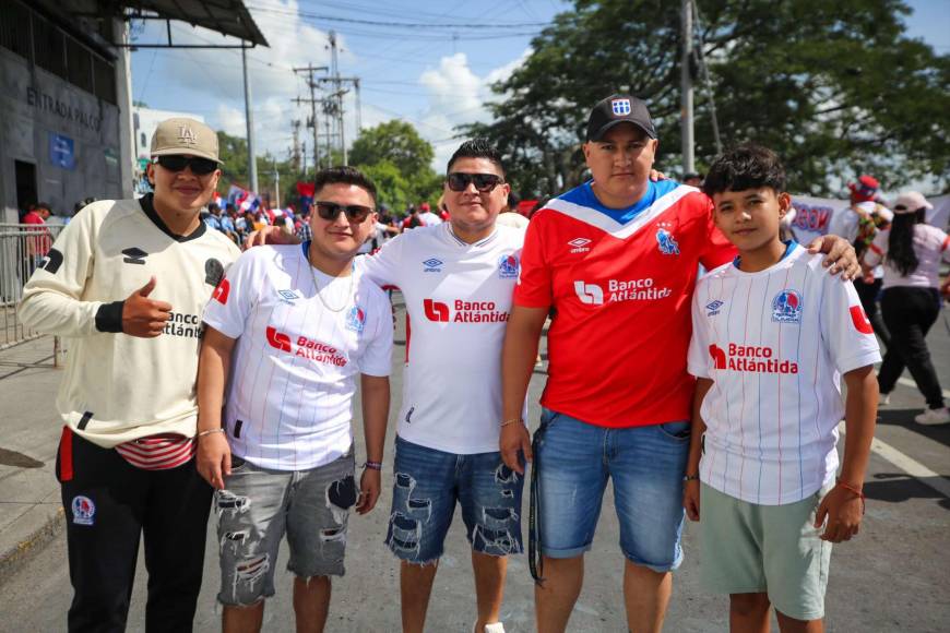 Olimpia - Motagua: ¡Ambientazo! Llegada de la Ultra Fiel al Estadio Nacional para el clásico