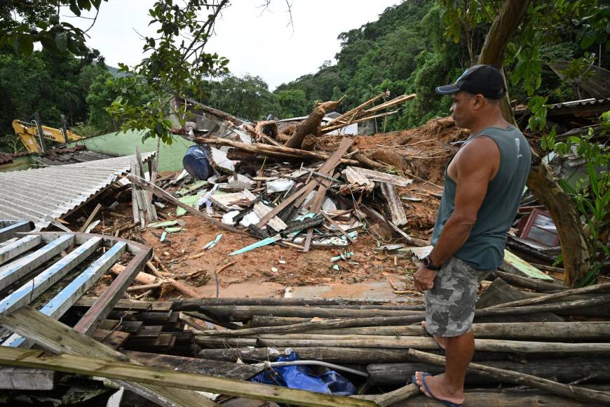 Las impactantes imágenes del temporal que azotó Brasil