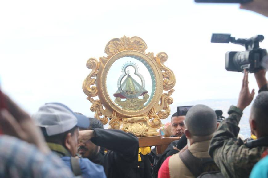 Aniversario 277: comienza celebración con llegada de Virgen de Suyapa a Basílica