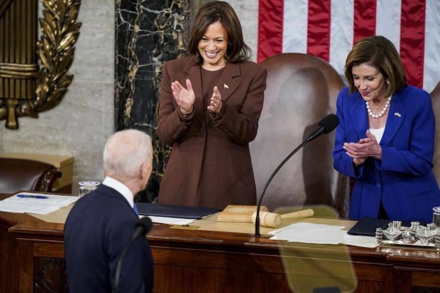 En imágenes: Los momentos del discurso del Estado de la Unión de Joe Biden