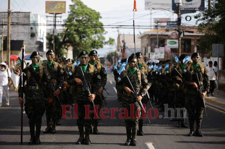 ¡Honor y lealtad! Así fue el desfile de los cadetes de las Fuerzas Armadas de Honduras