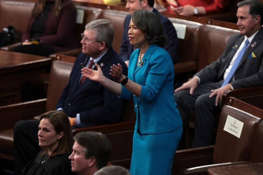 En imágenes: Los momentos del discurso del Estado de la Unión de Joe Biden