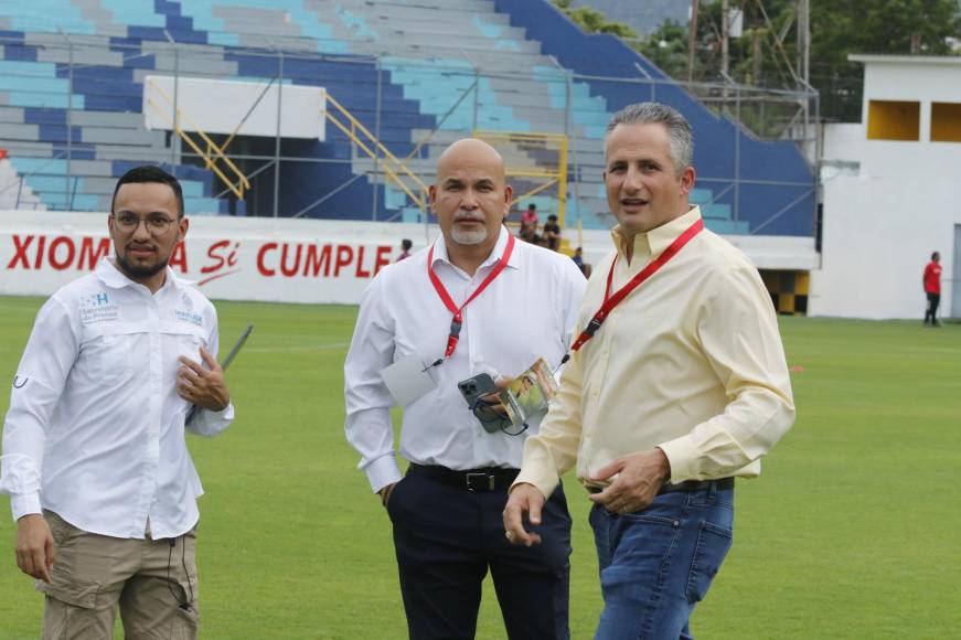 Así fue la reapertura del estadio Morazán ¡Cancha, palcos, camerinos, fueron mejorados!