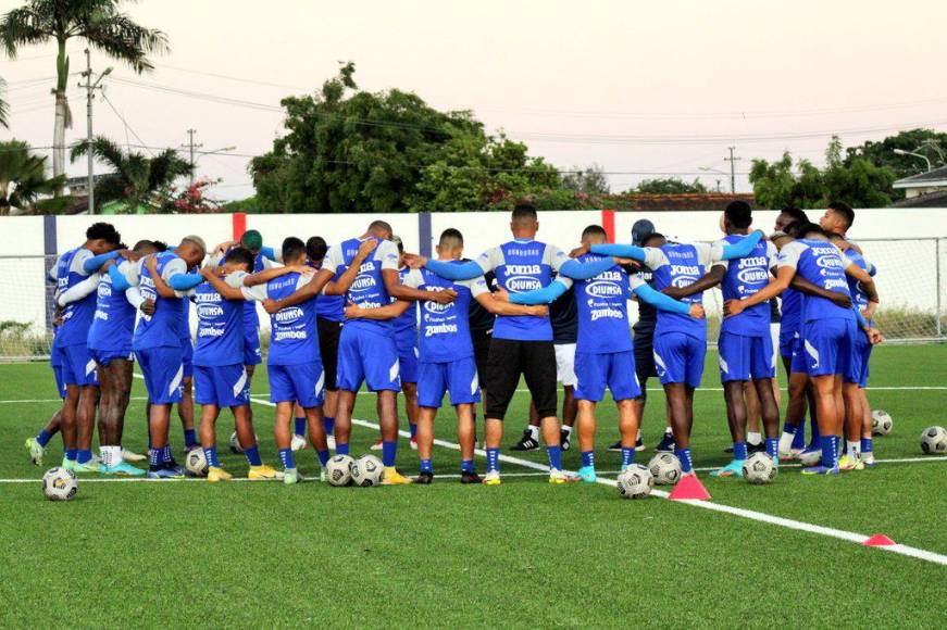 Honduras realizó su primer entrenamiento en Curazao previo al debut en la Nations League