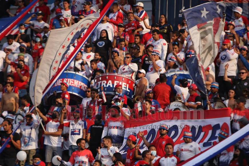 Fiesta, derroche de pasión y orgullo en la semifinal de vuelta entre Olimpia y Motagua