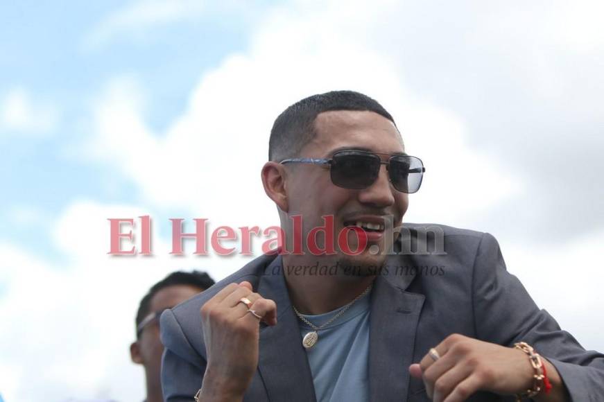 Teófimo López ofreció show de boxeo en las fiestas patrias de Honduras