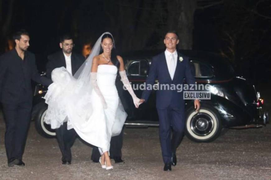 Paulo Dybala y Oriana Sabatini; primeras imágenes de la boda ¡Messi le quedó mal!