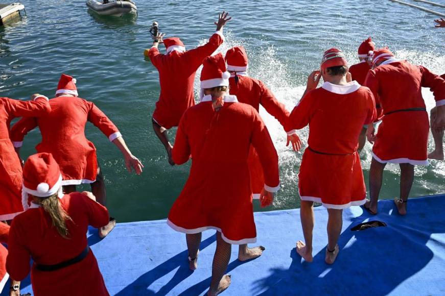 Imágenes de los festejos de Navidad alrededor del mundo