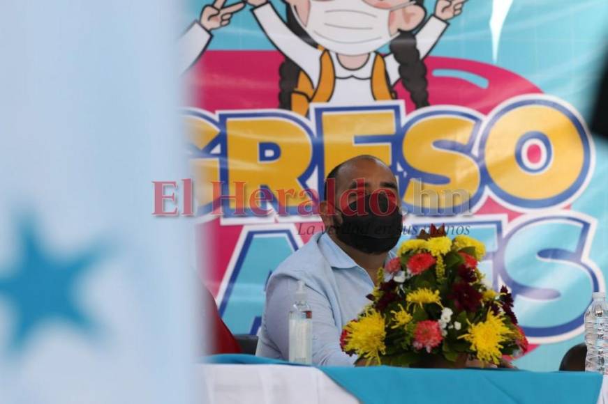 Educación inaugura el año lectivo presencial en Francisco Morazán