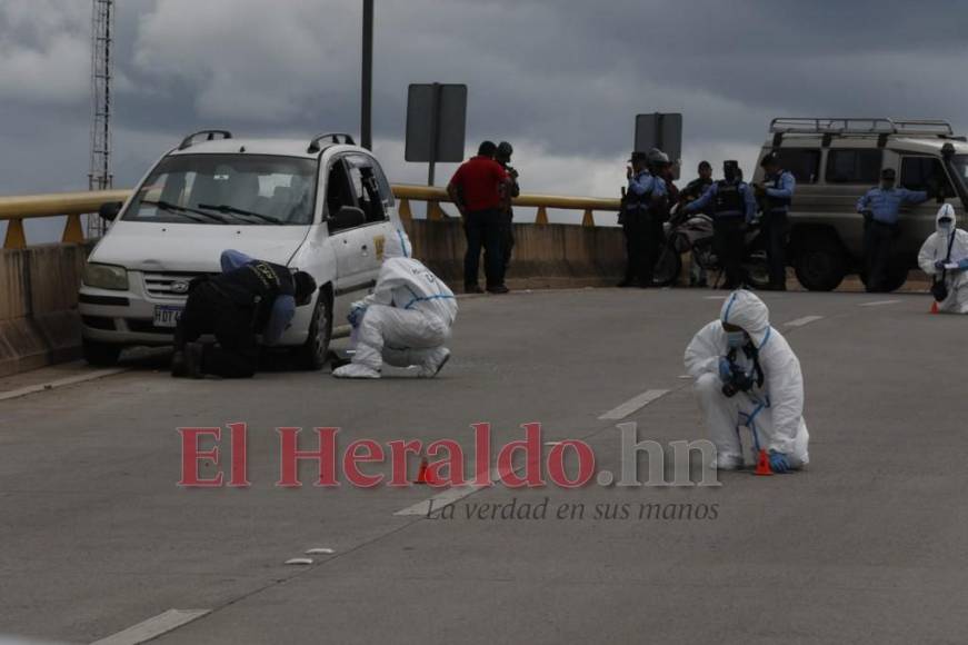 Una decena de casquillos de bala, un muerto y un herido: lo que se sabe del atentado a un taxi en la capital