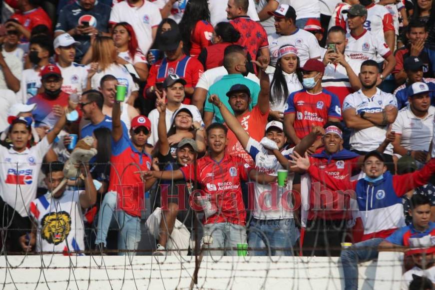 Fiesta, derroche de pasión y orgullo en la semifinal de vuelta entre Olimpia y Motagua