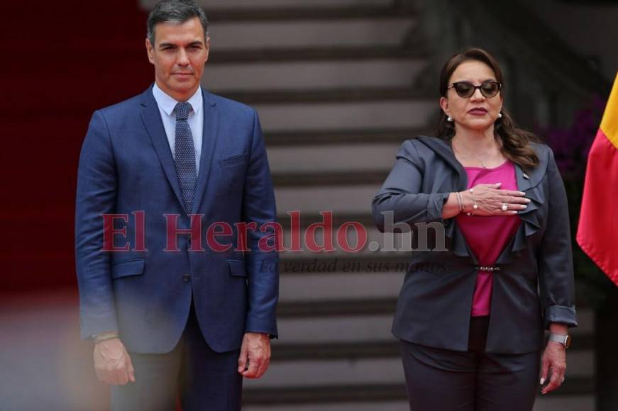 Así fue la llegada de Pedro Sánchez a Casa Presidencial (FOTOS)