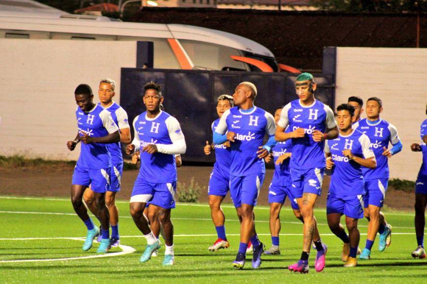 Honduras realizó su primer entrenamiento en Curazao previo al debut en la Nations League