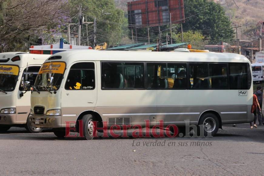 Imágenes del caos vial en la capital originado por el paro de transportistas