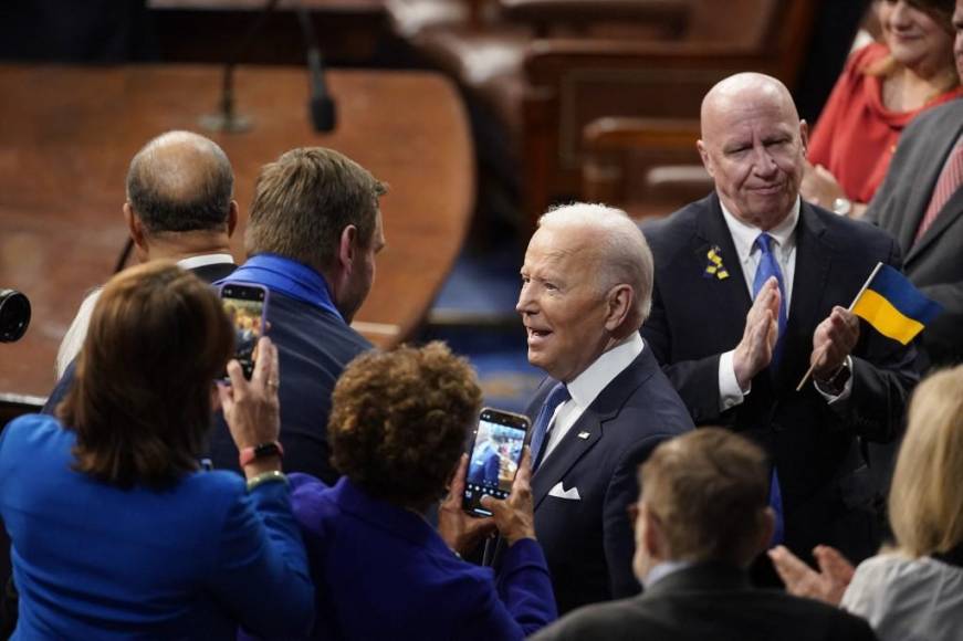 En imágenes: Los momentos del discurso del Estado de la Unión de Joe Biden