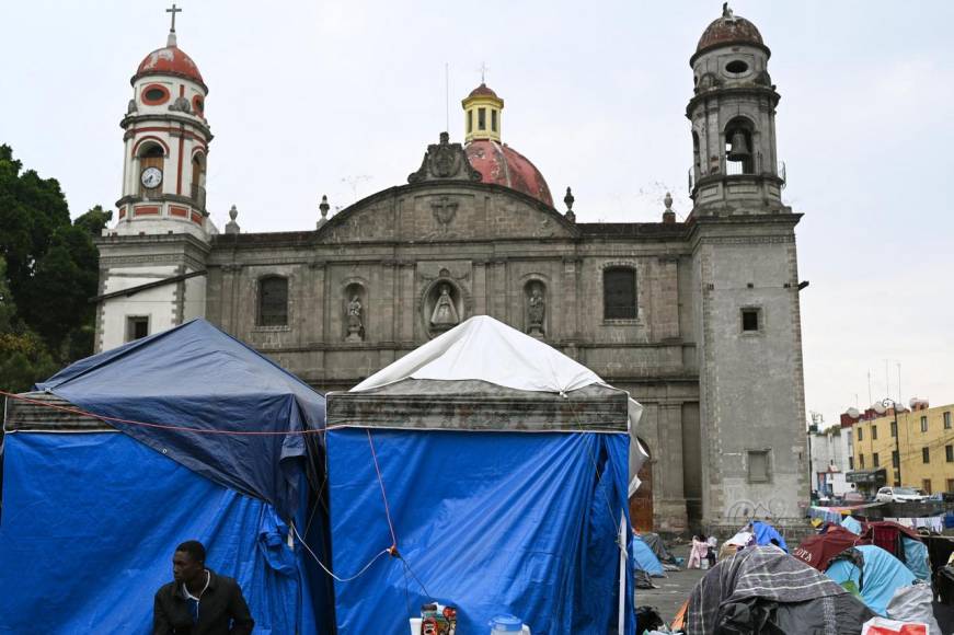 Tláhuac, el lugar elegido por los migrantes para hacer campamento