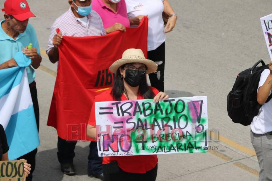 Día del Trabajador 2022: imágenes de las marchas del 1 de mayo en Honduras