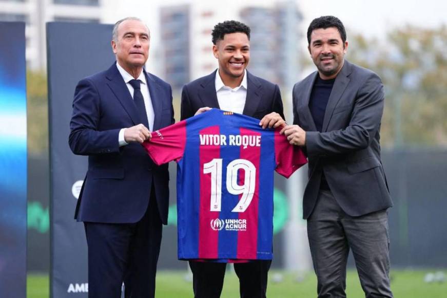 Así fue la presentación de Vitor Roque, nuevo fichaje del Barcelona