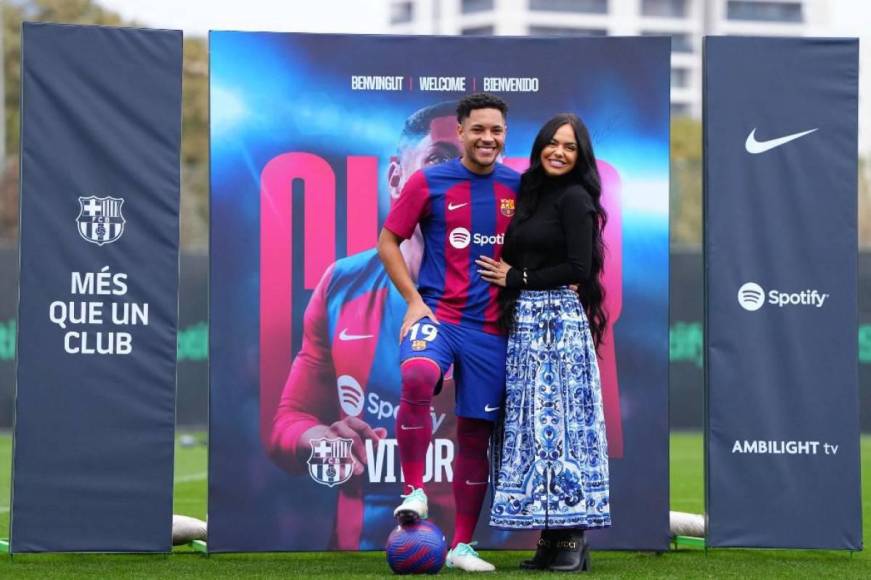 Así fue la presentación de Vitor Roque, nuevo fichaje del Barcelona