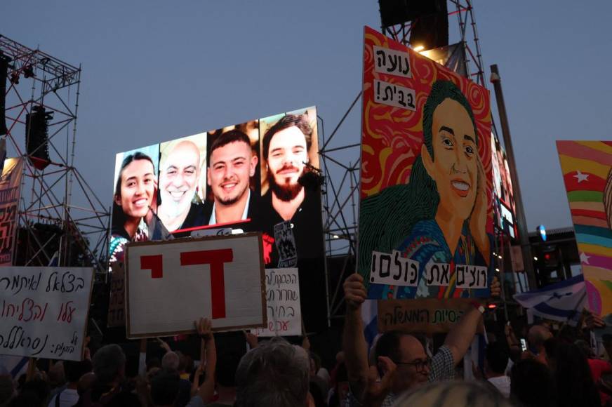 Celebraciones en Israel por la liberación de cuatro rehenes