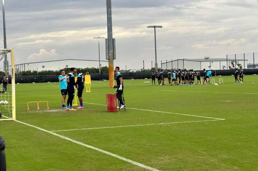 ¡Con visita de Antonela! Así fue el último entreno de Honduras en Miami