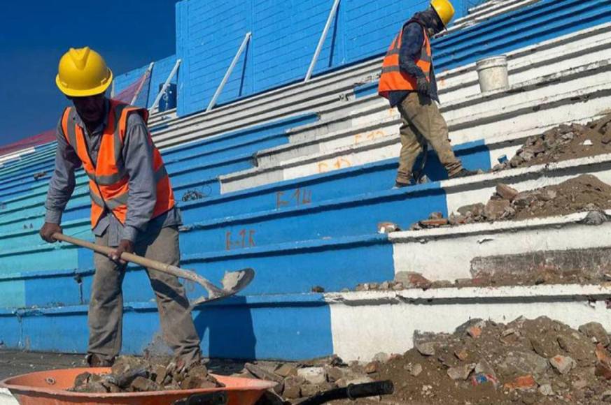 Así avanzan los trabajos de remodelación del Estadio Nacional