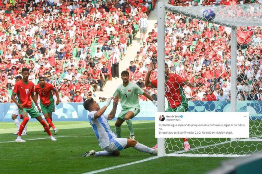 Agregan 15 minutos en partido de Argentina ante Marruecos en Juegos Olímpicos París 2024