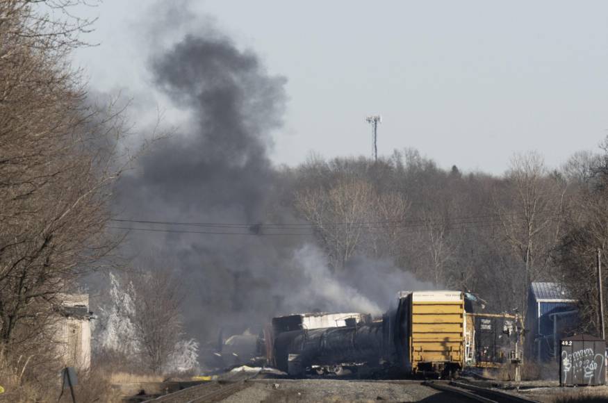 Trenes se descarrilan con químicos en Ohio, Carolina del Sur y Texas: ¿Qué está pasando en EEUU?