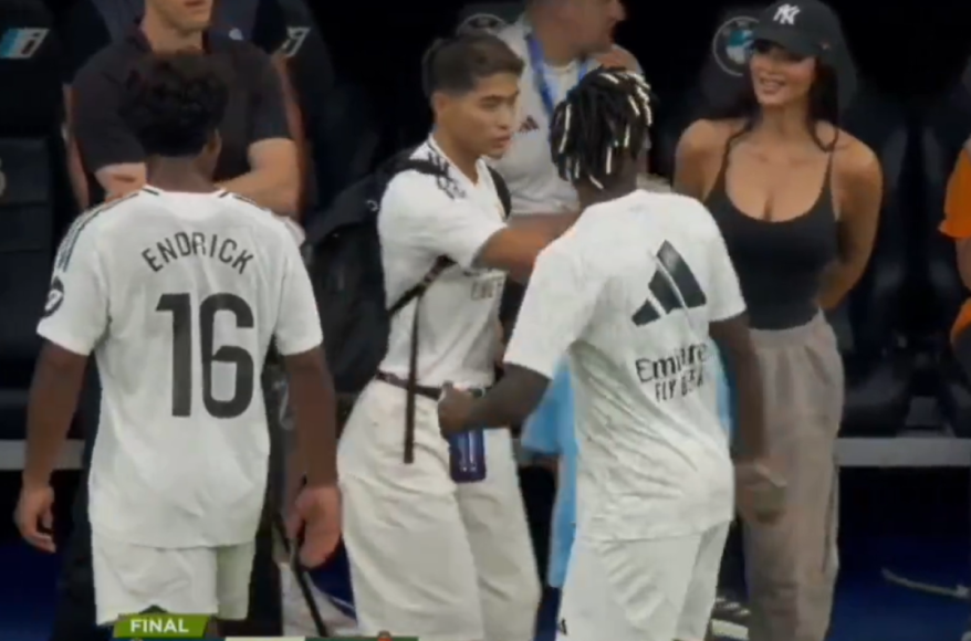 Endrick debuta con gol en Real Madrid, se queda entrenando y encuentro con Kim Kardashian