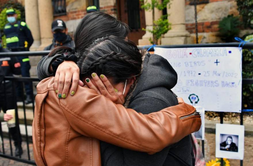 FOTOS: Así rinden homenaje en Bogotá al baterista Taylor Hawkins