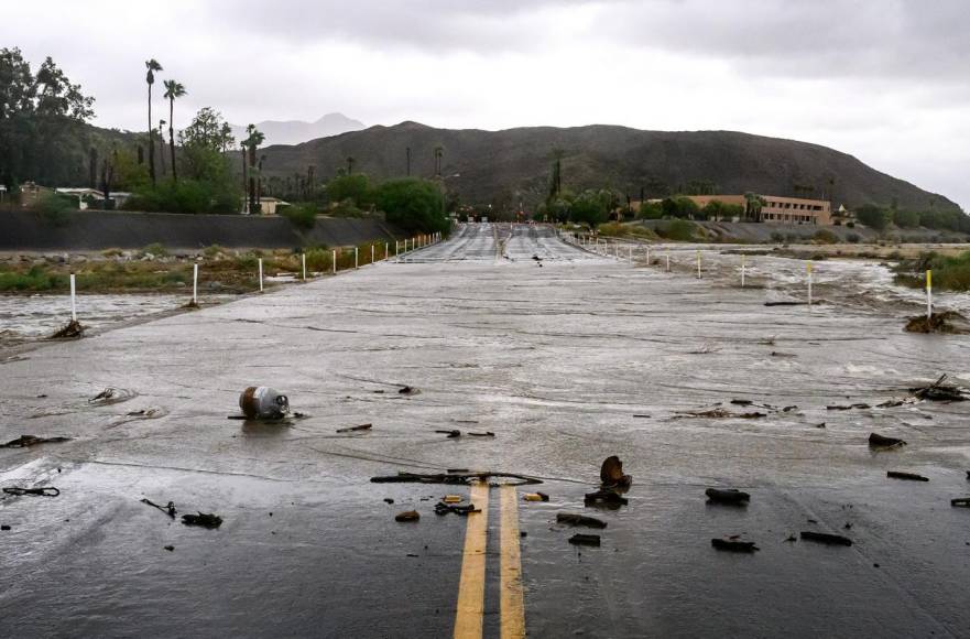 Los estragos que dejó Hilary en su paso por California