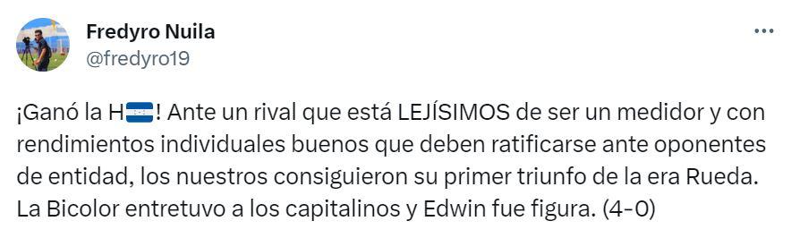 Elogios a Edwin y Rueda, llamados a la calma y alegría por el triunfo: así reacciona la prensa de Honduras tras la goleada ante Granada