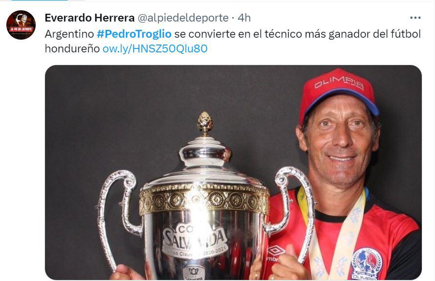 Prensa internacional destaca tricampeonato invicto del Olimpia de Troglio