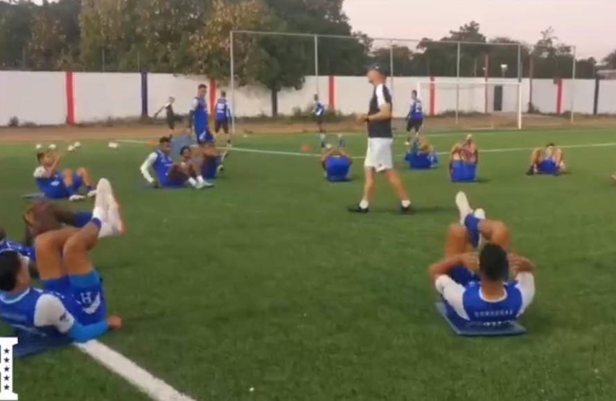 Honduras realizó su primer entrenamiento en Curazao previo al debut en la Nations League