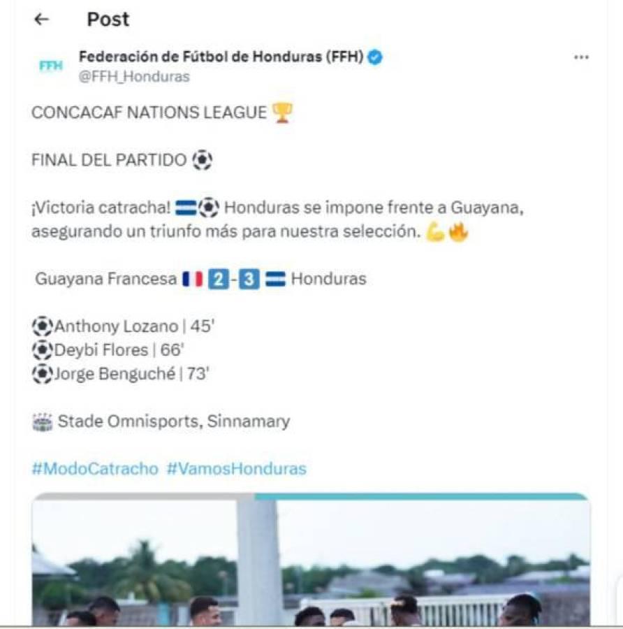 Lo que dicen los periodistas sobre juego de Honduras ante Guayana Francesa