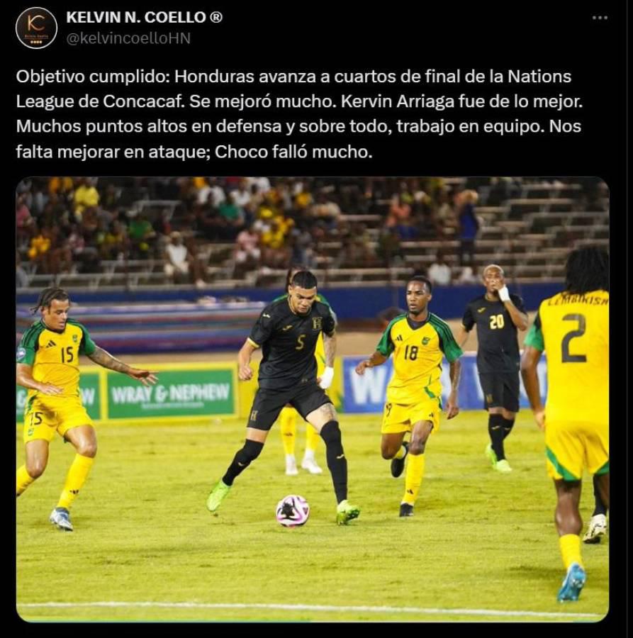 Reacción de la prensa tras clasificación de Honduras a cuartos de final de Nations League