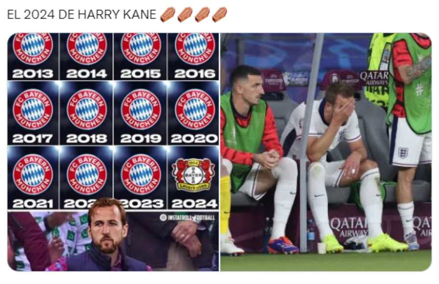 Los mejores memes que dejó final de Eurocopa, Kane es la víctima