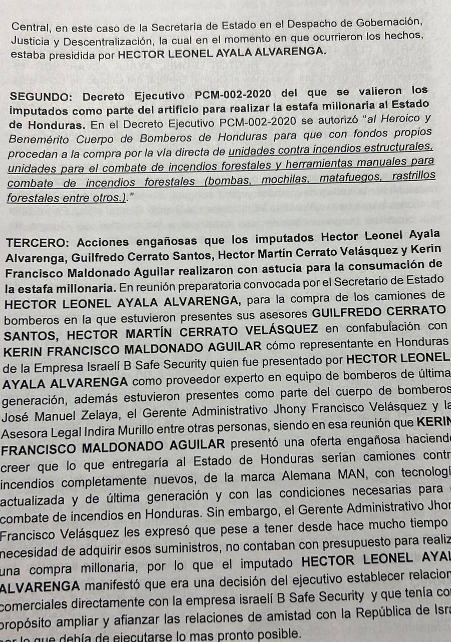 EL HERALDO tuvo acceso al requerimiento fiscal que el Ministerio Público emitió contra los cuatro implicados en el caso.