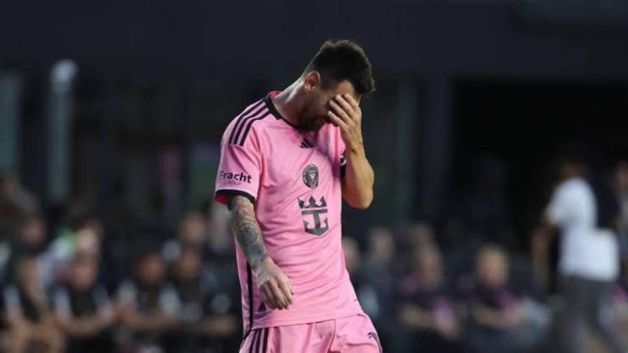 Tristeza de Messi tras quedar eliminado de la MLS con Inter Miami ante Atlanta United