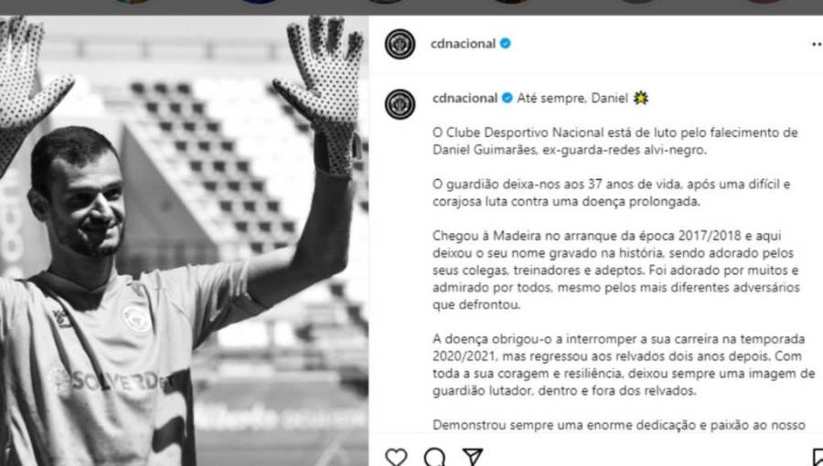 Muere Daniel Guimarães, ex compañero de jugador hondureño