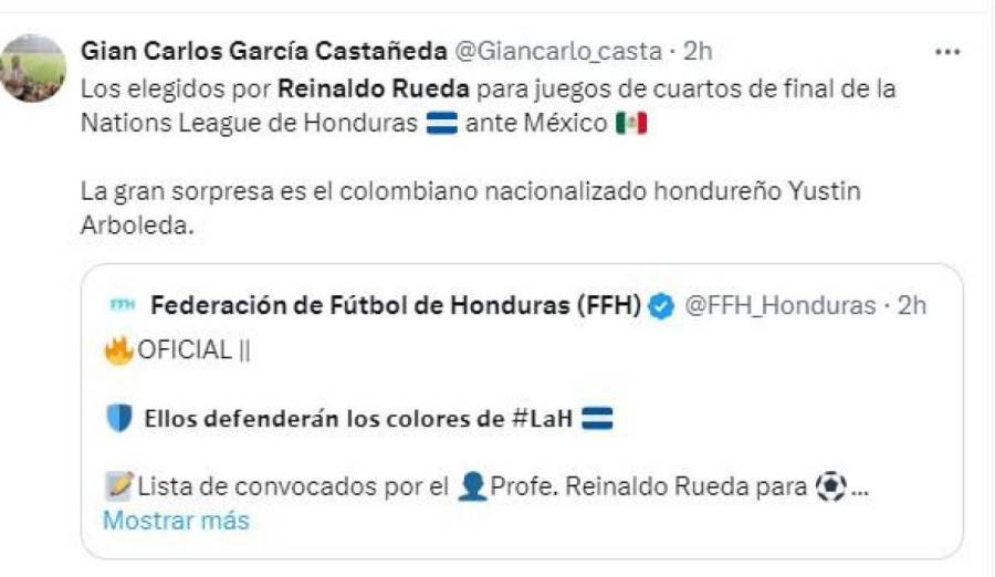 Así reaccionó la prensa ante convocatoria de Rueda para Honduras vs México: Piden a Quioto