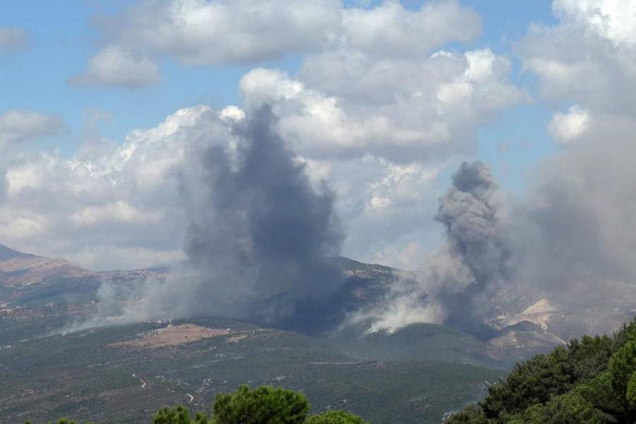 Imágenes de los bombardeos de Israel al sur del Líbano, tras oleada de ataques de Hizbulá