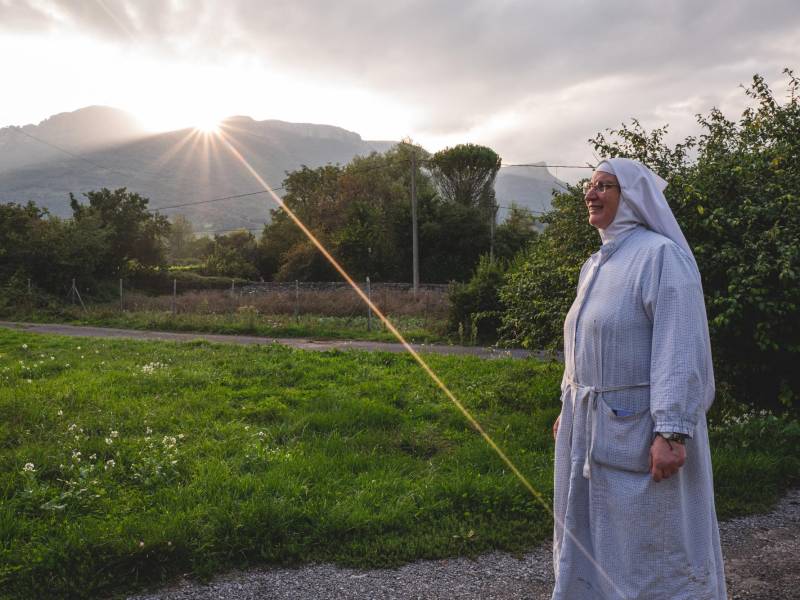 María Belén de la Trinidad, en un monasterio en Orduña, España, es de un grupo de monjas excomulgadas este año.