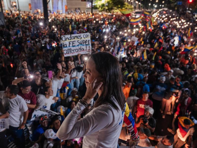 María Corina Machado ha estado oculta desde que ayudó galvanizar el apoyo detrás del rival del Presidente Nicolás Maduro.